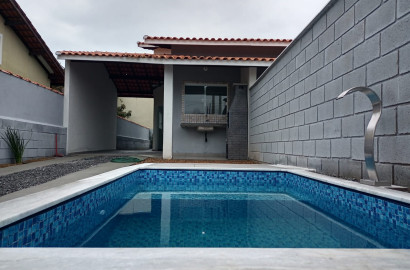 Imóvel Misto: Salão Comercial + Casa 3 Dorms com Piscina - Financia