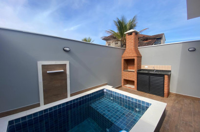 CAS261330 Casa em Peruíbe no Jardim Imperador com piscina e cozinha planejada