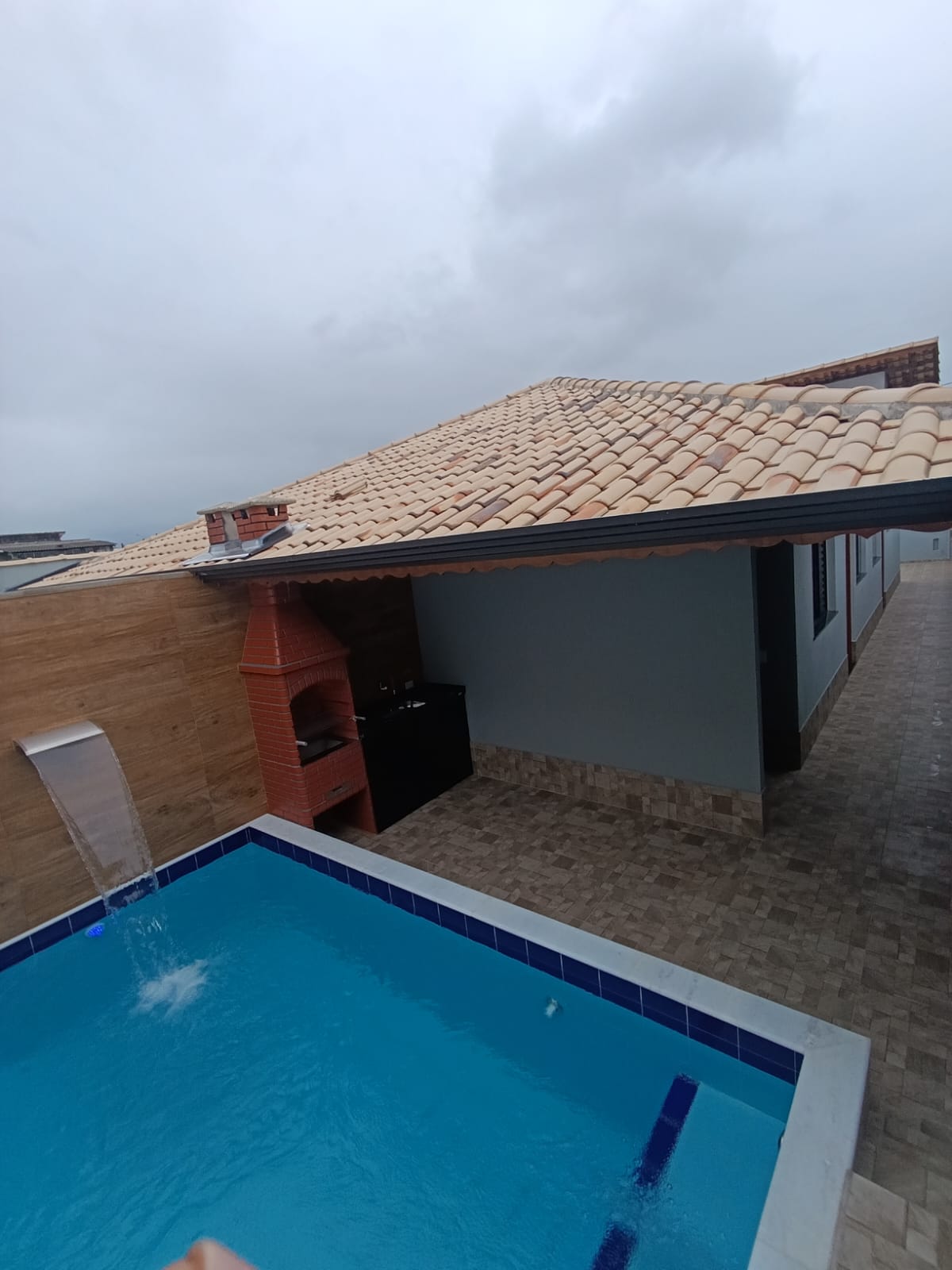CAS261366 Casa Nova no Balneário Verde Mar Itanhaém – 02 Dormitórios com Piscina