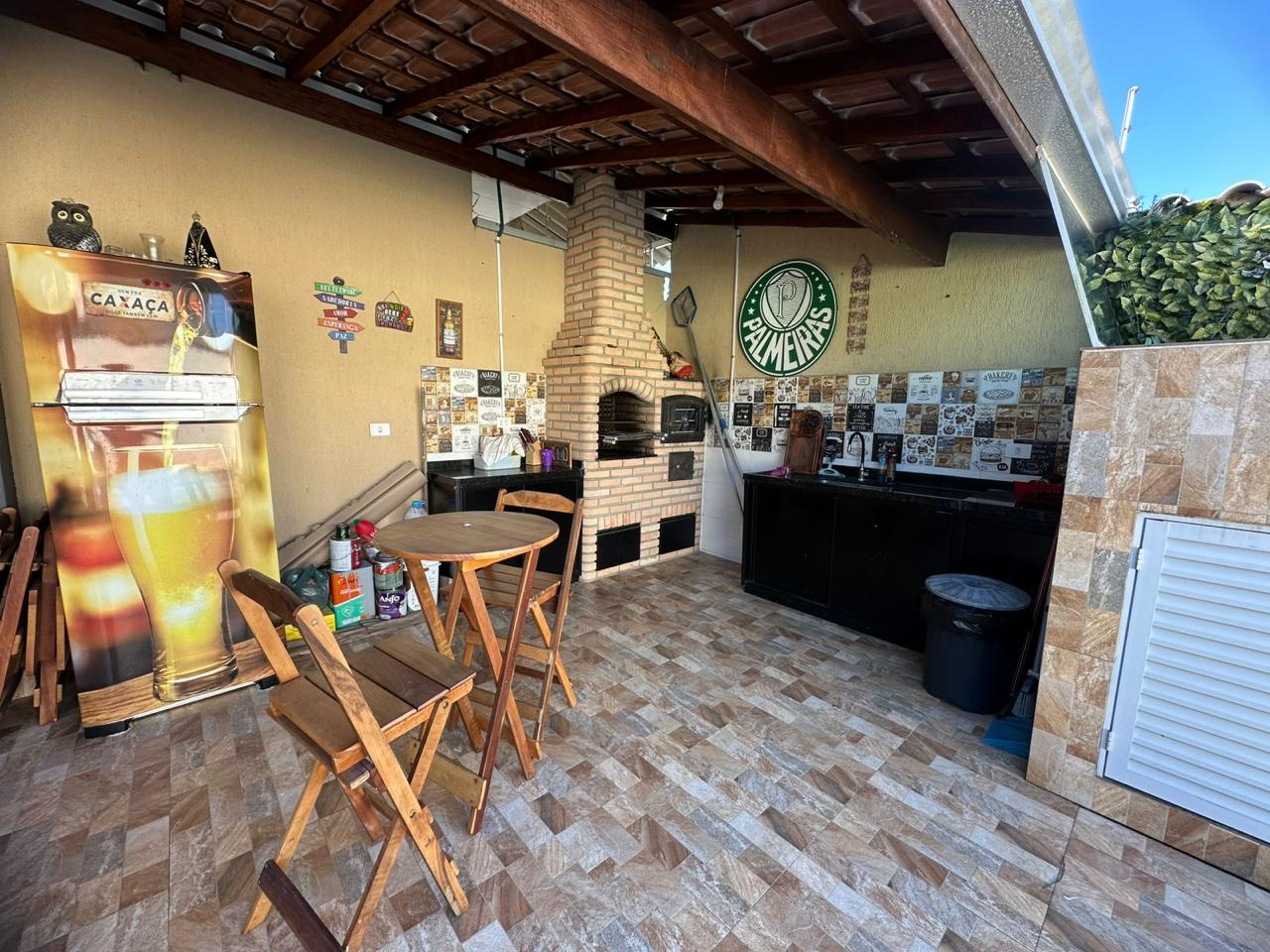CAS261380 Casa Mobiliada à Venda em Itanhaém – 02 Dormitórios com Piscina de 9 Metros